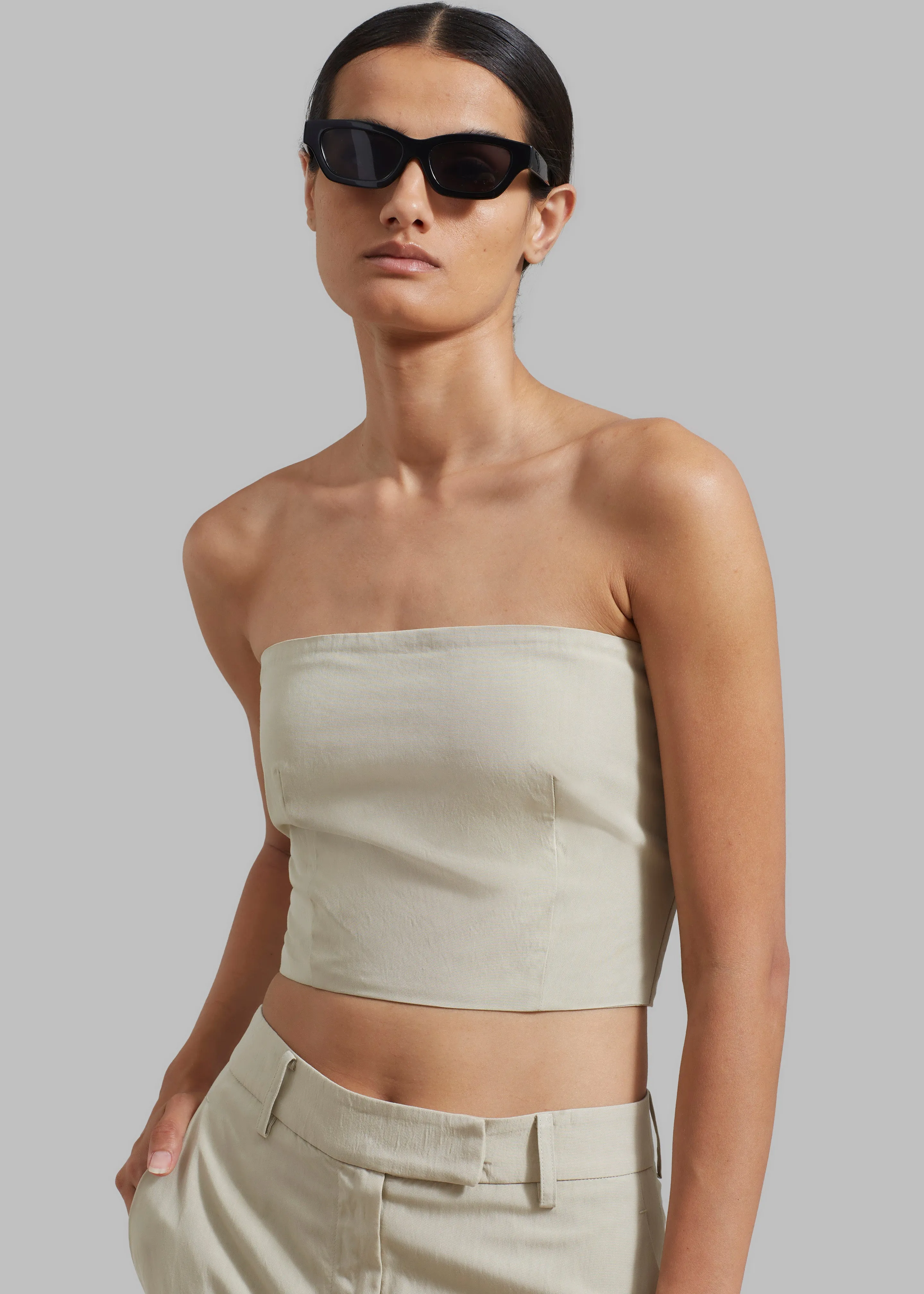 Anastasia Tube Top - Sage sold by Frankie Shop