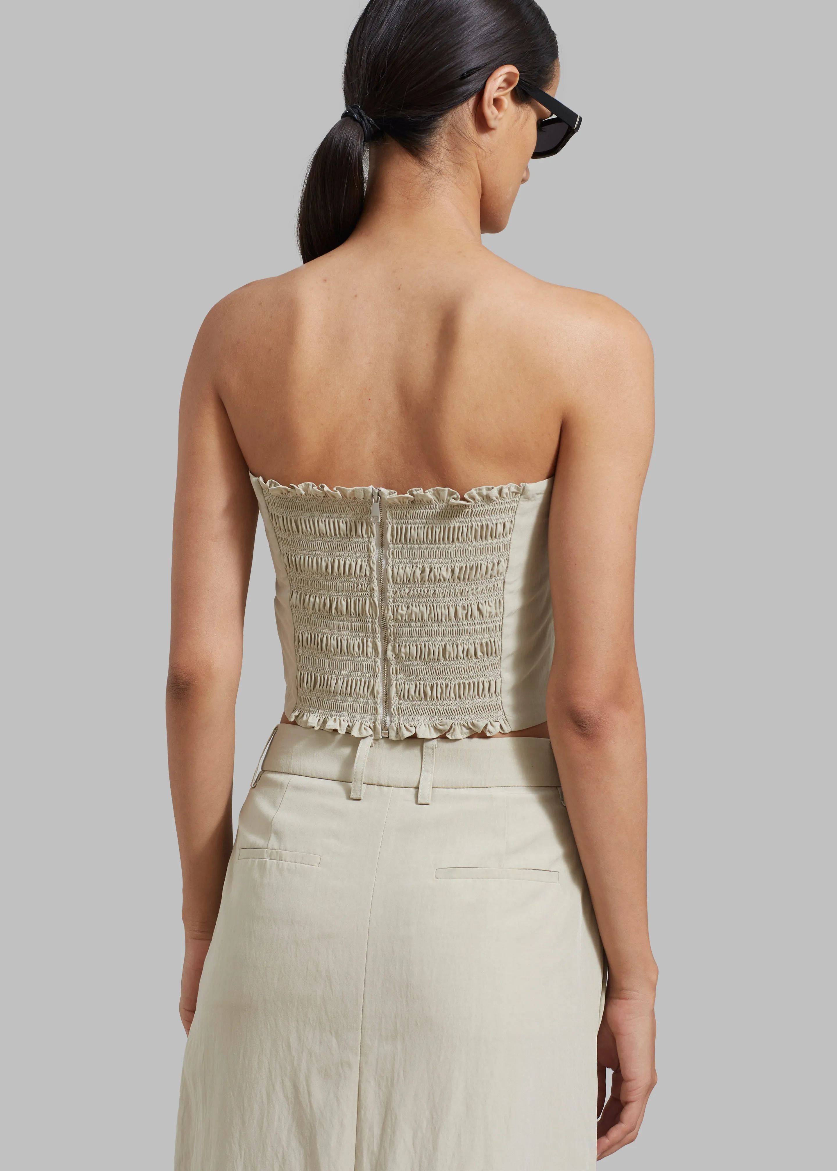 Anastasia Tube Top - Sage sold by Frankie Shop product image thumbnail 5