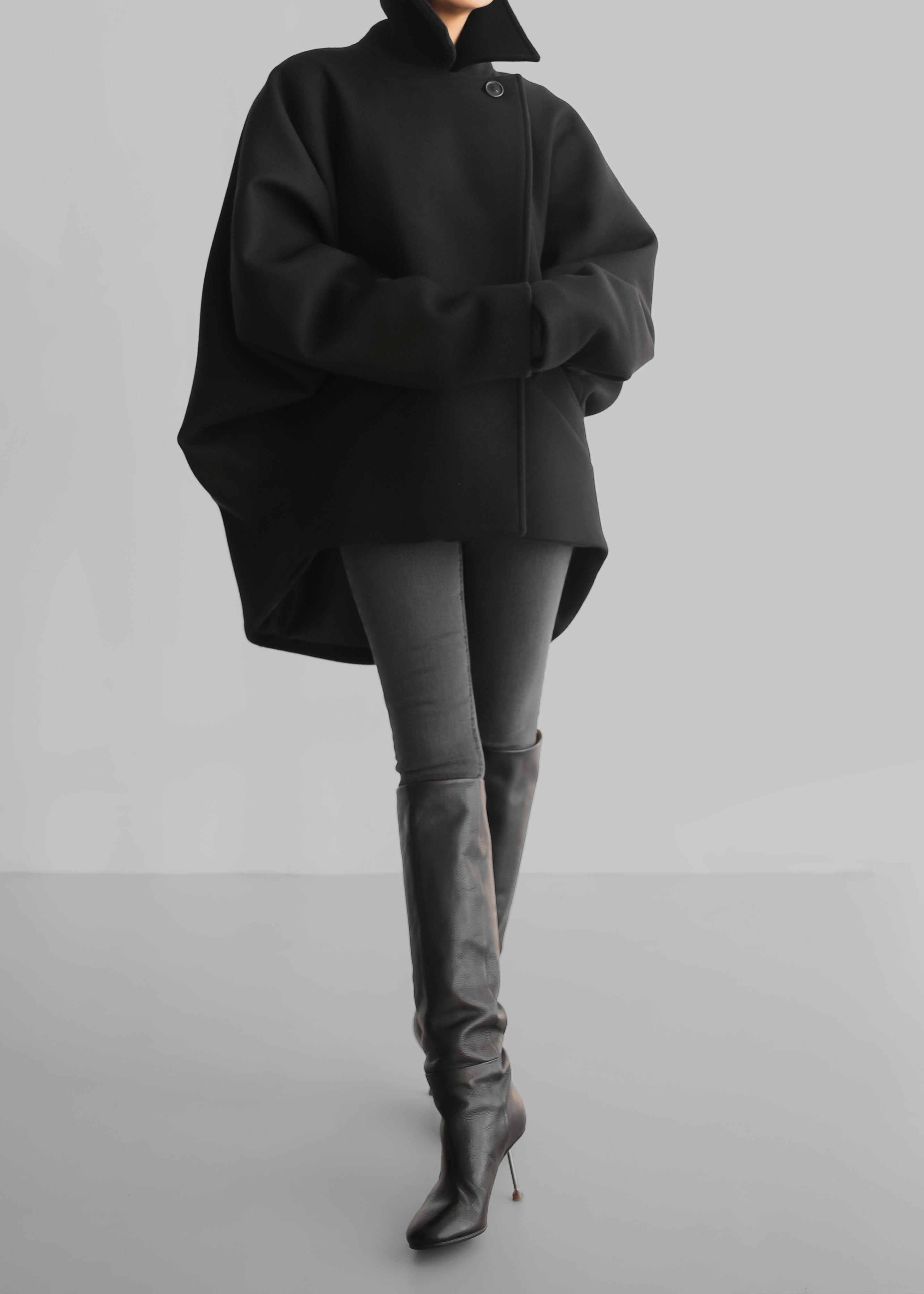 Lane Coat - Black sold by Frankie Shop product image thumbnail 3