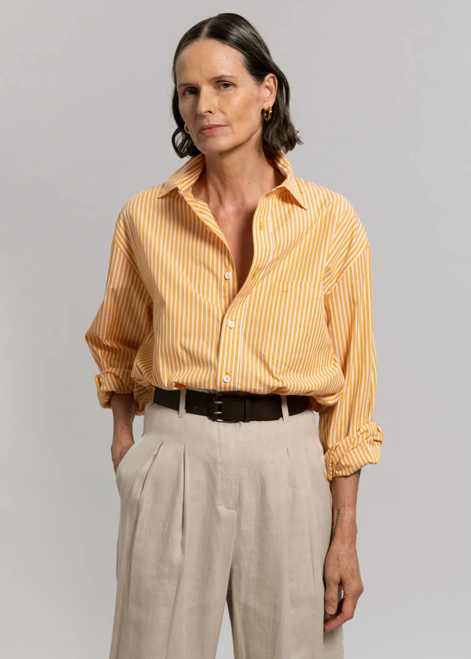 Matteau Classic Stripe Shirt - Soleil sold by Frankie Shop