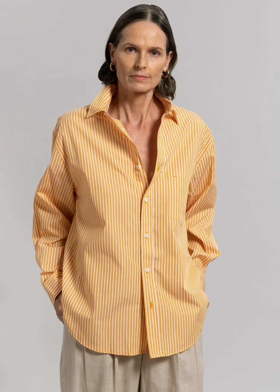 Matteau Classic Stripe Shirt - Soleil sold by Frankie Shop product image thumbnail 4