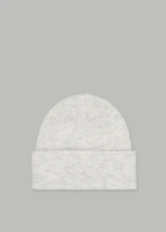 Samsøe Samsøe Nor Hat - White Melange sold by Frankie Shop