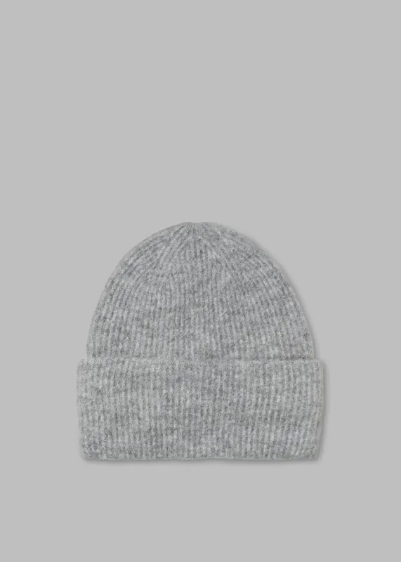 Samsøe Samsøe Nor Hat - Grey Melange sold by Frankie Shop