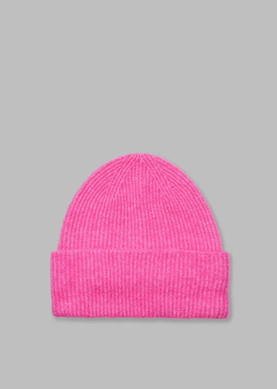 Samsøe Samsøe Nor Hat - Fuchsia Fedora made by Frankie Shop