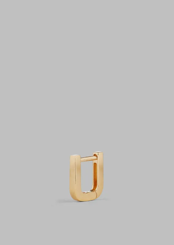 Otiumberg Small Square Hoop - Gold made by Frankie Shop