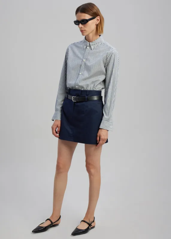 Anita Mini Skirt - Navy sold by Frankie Shop