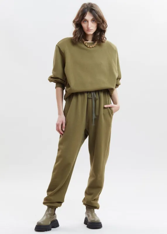 Vanessa Sweatpants - Martini Olive sold by Frankie Shop