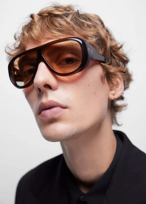 Port Tanger Gambia Sunglasses - Bunaa Acetate/Amber Lens | Parallel