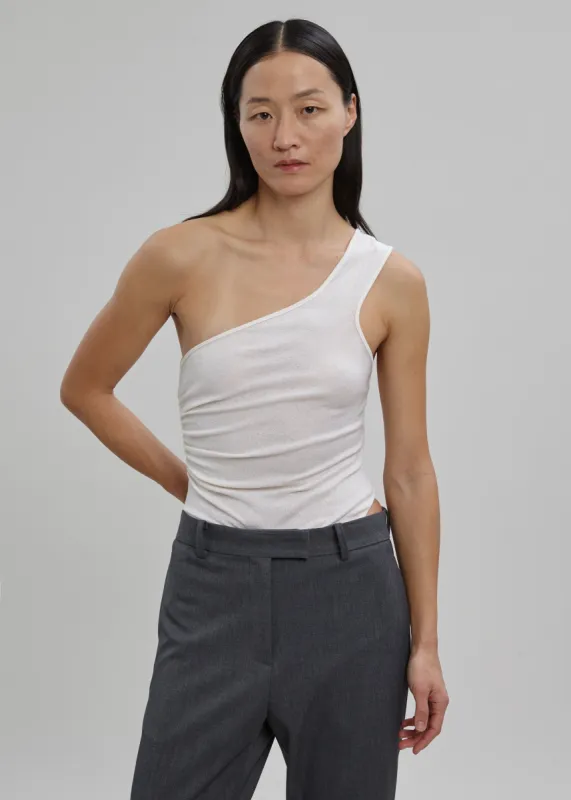 Puppets and Puppets Bodysuit - Cream sold by Frankie Shop