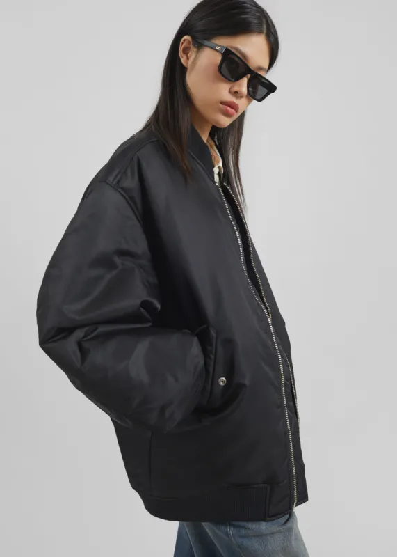 Astra Bomber Jacket - Black sold by Frankie Shop