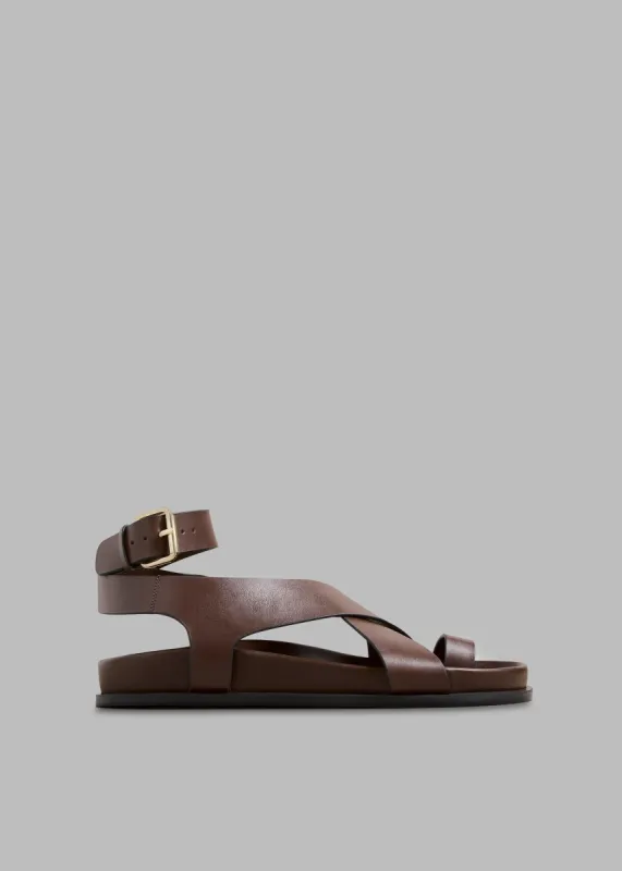 A.Emery The Jalen Sandal - Walnut sold by Frankie Shop