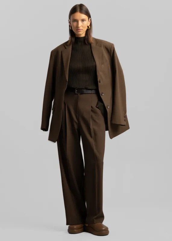 Marquesa Pants - Chocolate sold by Frankie Shop