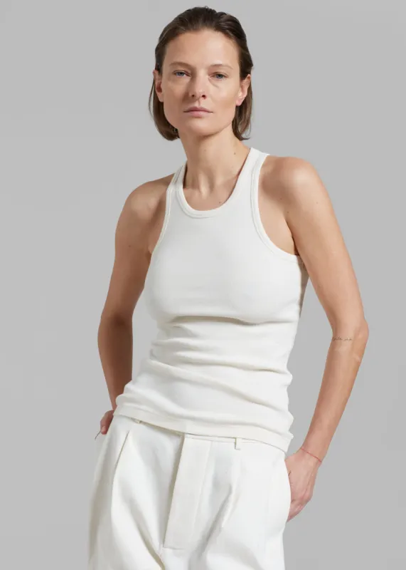 Rika Studios Mine Tank Top - Ecru sold by Frankie Shop