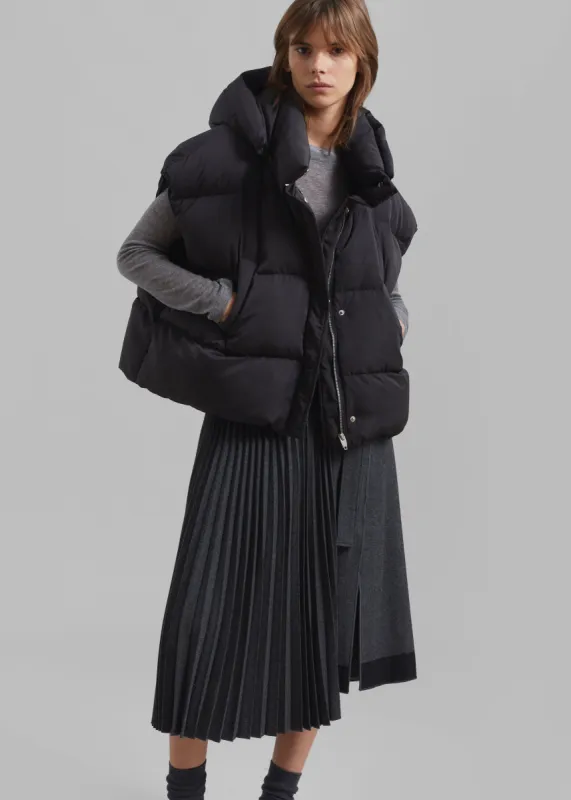 Marla Puffer Vest - Black sold by Frankie Shop
