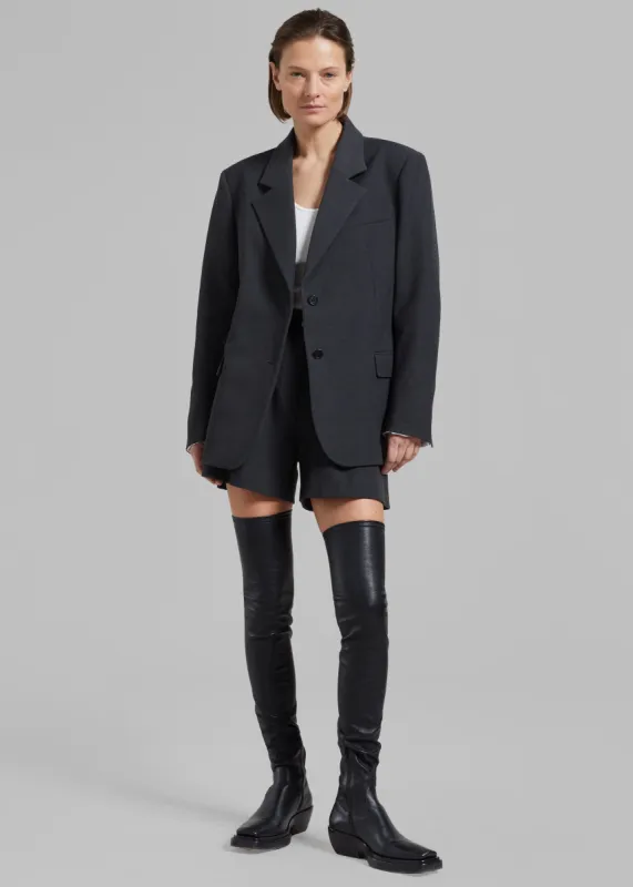Avalon Blazer - Charcoal sold by Frankie Shop
