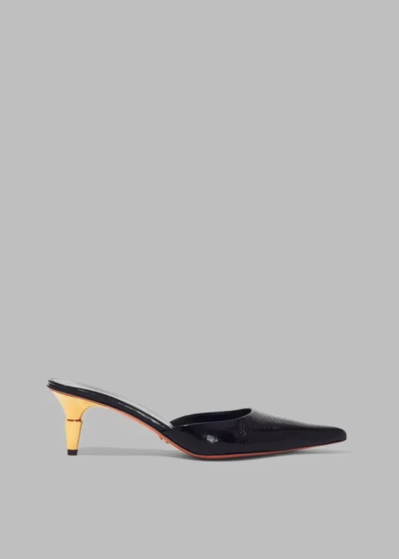 Proenza Schouler Spike Mules - Black sold by Frankie Shop