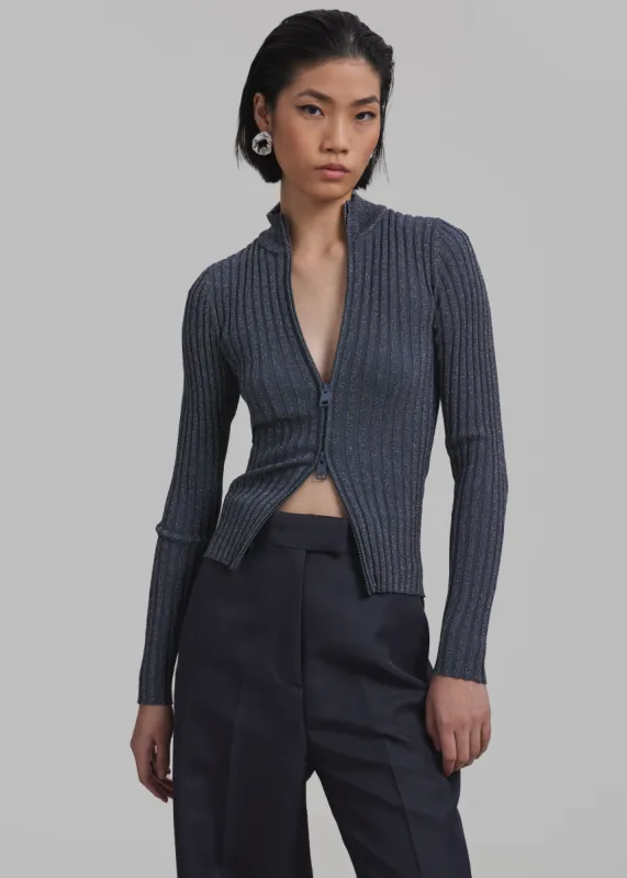 Samsøe Samsøe Edna Cardigan - Turbulence made by Frankie Shop