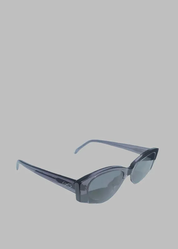 Karen Wazen Dixy Sunglasses - Smoky Grey sold by Frankie Shop