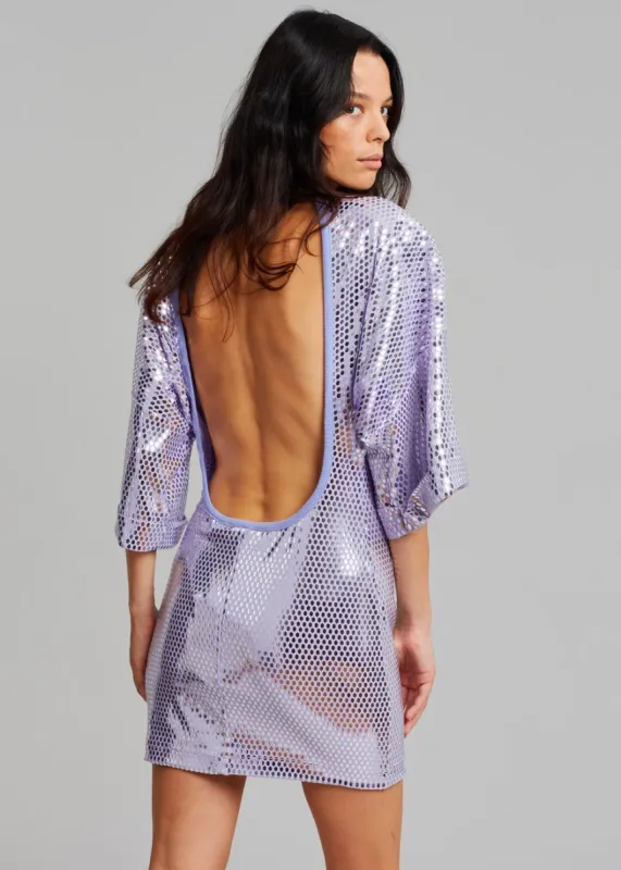 ROTATE Masine Dress - Lavender made by Frankie Shop