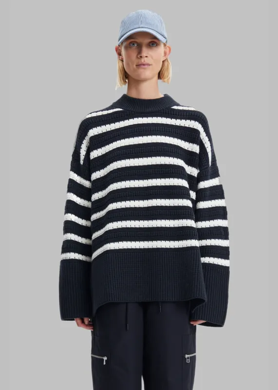 Samsøe & Samsøe Raili Crew Neck - Caviar St. sold by Frankie Shop