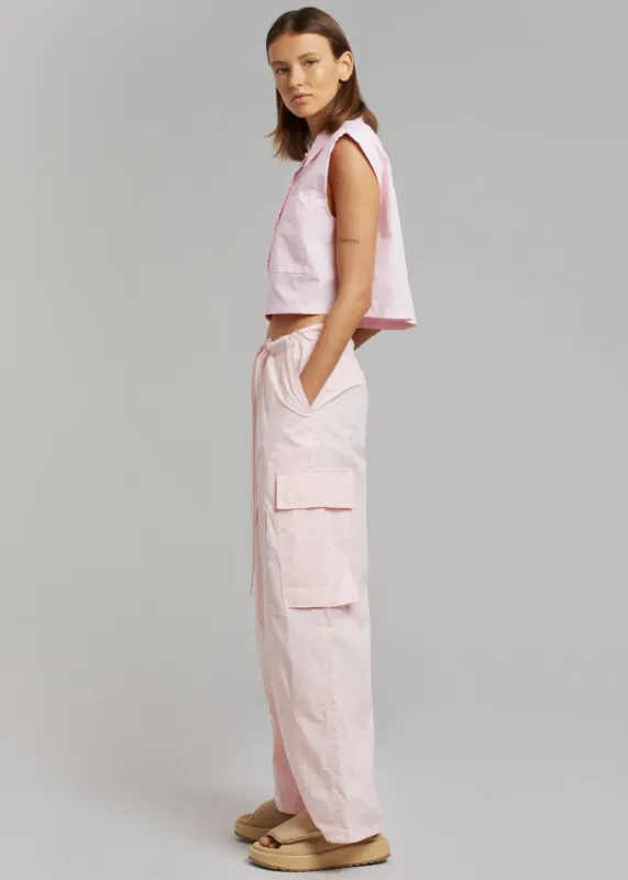 Jenna Cargo Joggers - Pink sold by Frankie Shop
