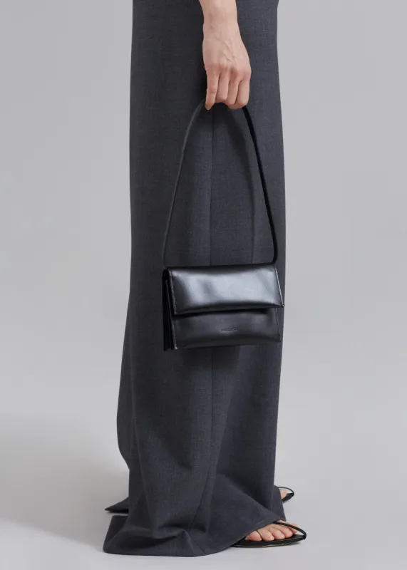 Low Classic Accordion Bag - Black made by Frankie Shop