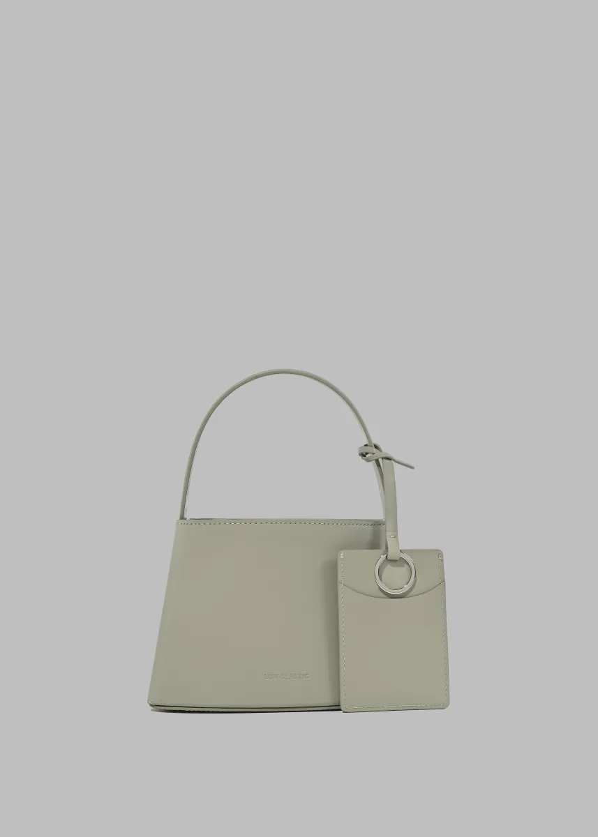 ★LOW CLASSIC★ NEW CURVE BAG LIGHT GREEN Low Classic New Mini Curve Bag - Greyish Green | Parallel