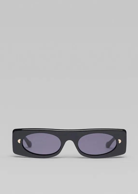 Nanushka Ruthie Bio Plastic Sunglasses - Black made by Frankie Shop
