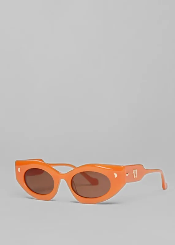 Nanushka Leonie Bio Plastic Sunglasses - Orange sold by Frankie Shop
