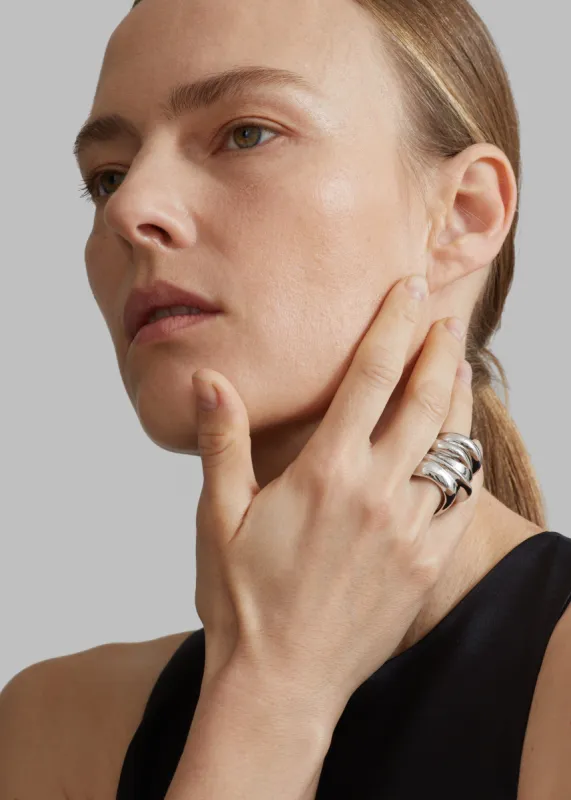 Completedworks Clash Ring - Platinum made by Frankie Shop
