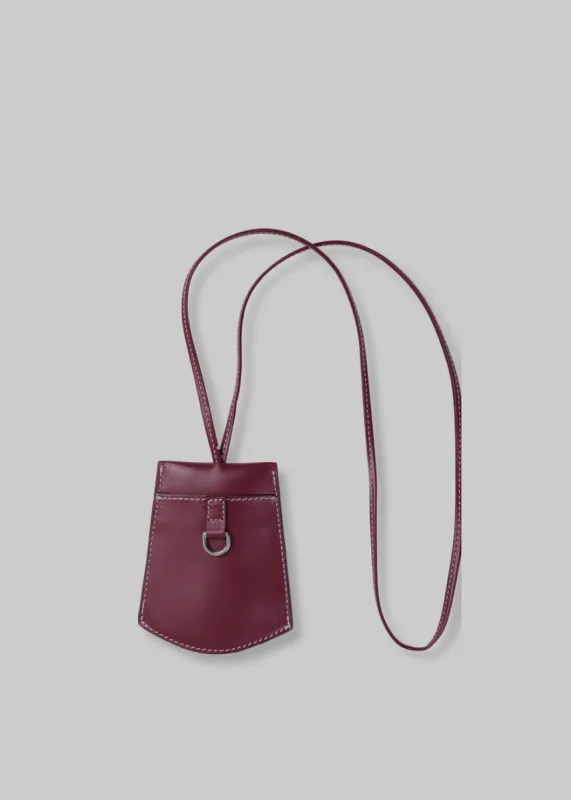 Saks Potts Katya Keychain - Dark Red made by Frankie Shop