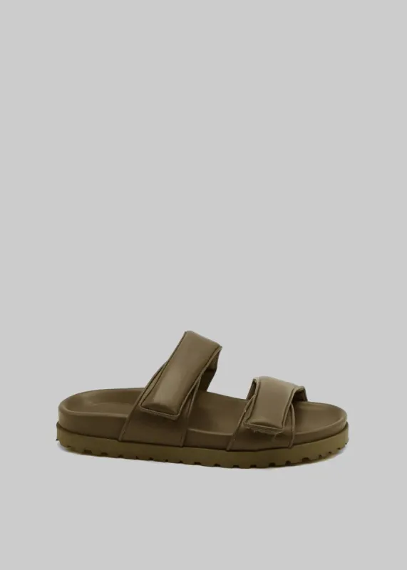 Gia x Pernille Double Strap Sandal - Olive sold by Frankie Shop