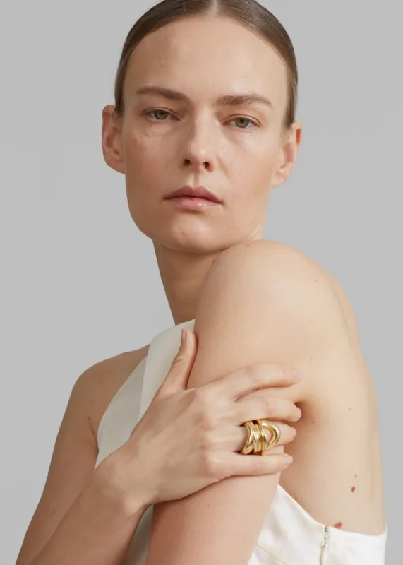 Completedworks Clash Ring - Gold made by Frankie Shop