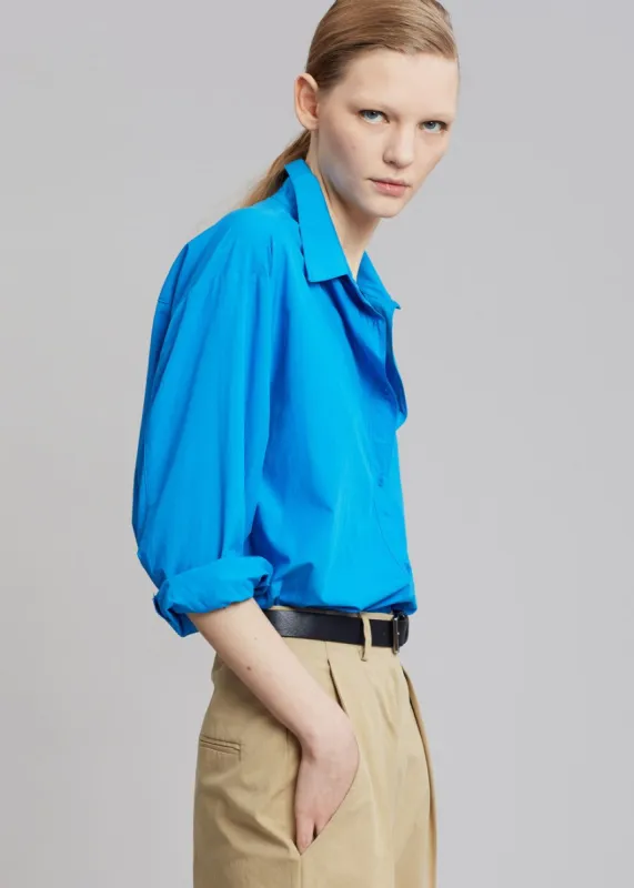 Fia Shirt - Cobalt sold by Frankie Shop