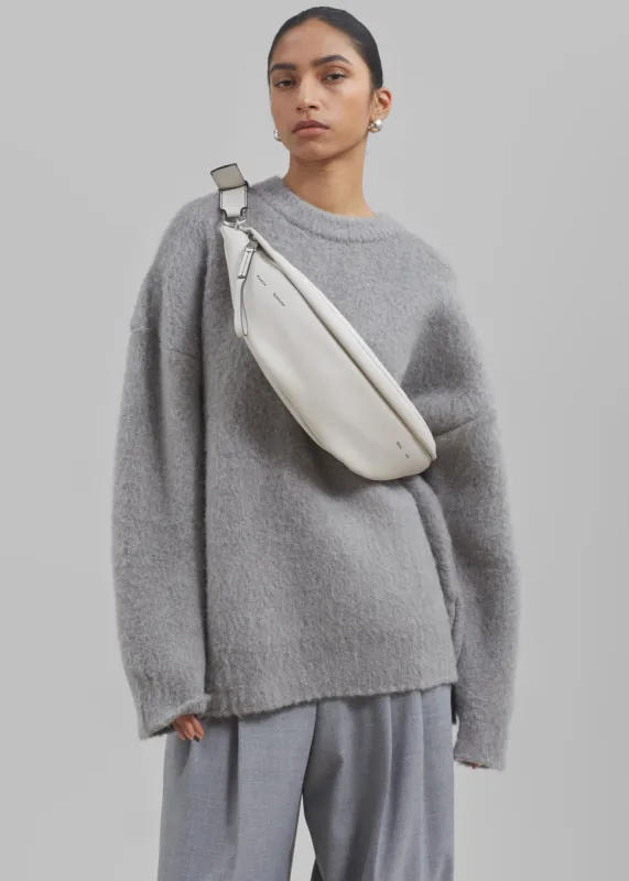 ★LOW CLASSIC★ FOLDED CUBE SHOULDER BAG_KHAKI_LOW24RM_BA020 Low Classic Folded Cube Shoulder Bag - Khaki | Parallel