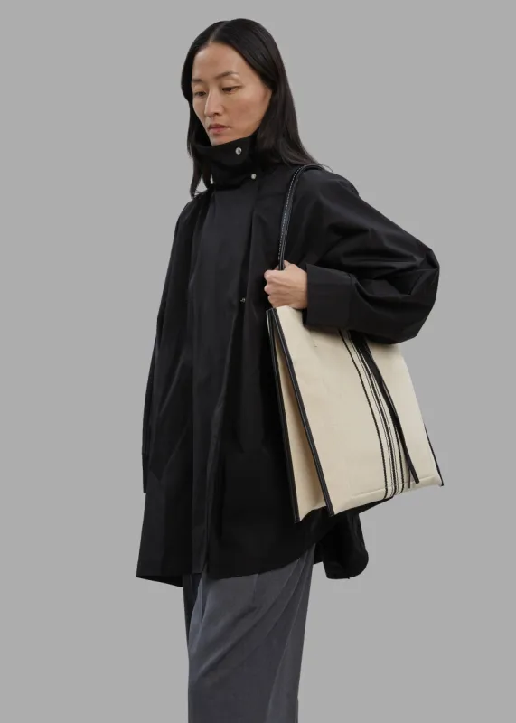 Proenza Schouler White Label Twin Tote Bag - Natural/Black sold by Frankie Shop