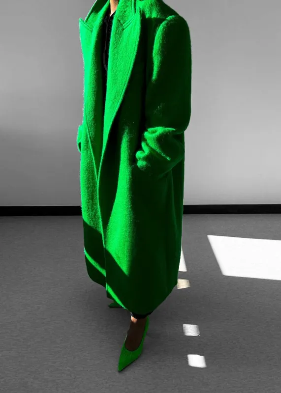 John Oversized Coat - Kermit made by Frankie Shop