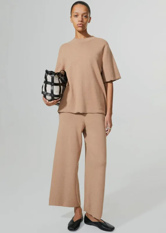 Rodebjer Calla Knit Pants - Camel made by Frankie Shop