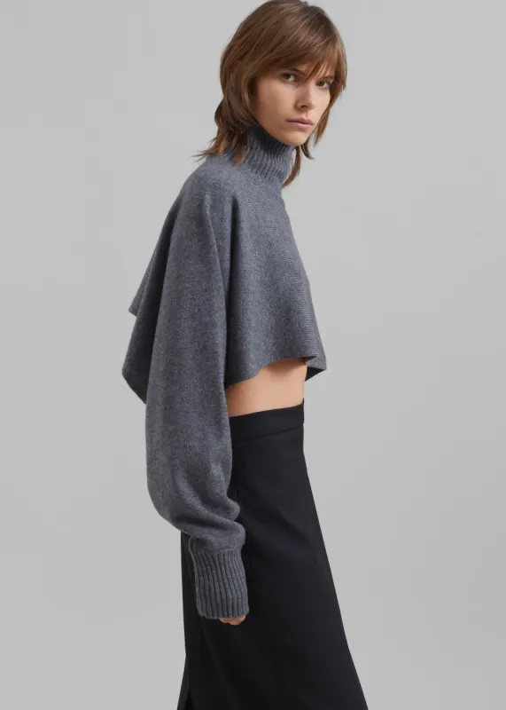 Sportmax Teiera Sweater - Medium Grey sold by Frankie Shop
