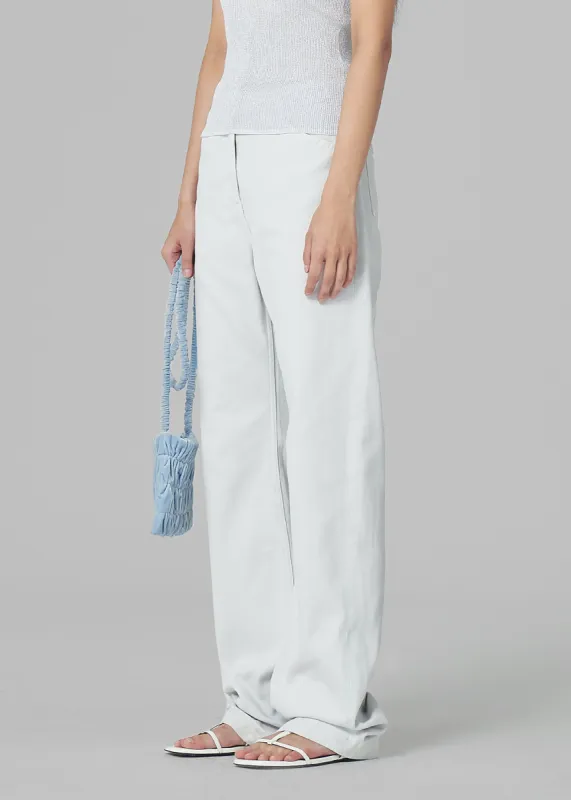 Low Classic Straight Fit Jeans - White Grey sold by Frankie Shop