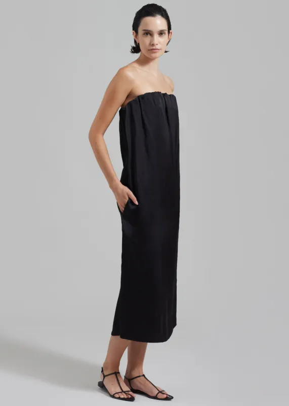 Loulou Studio Siple Long Dress - Black sold by Frankie Shop