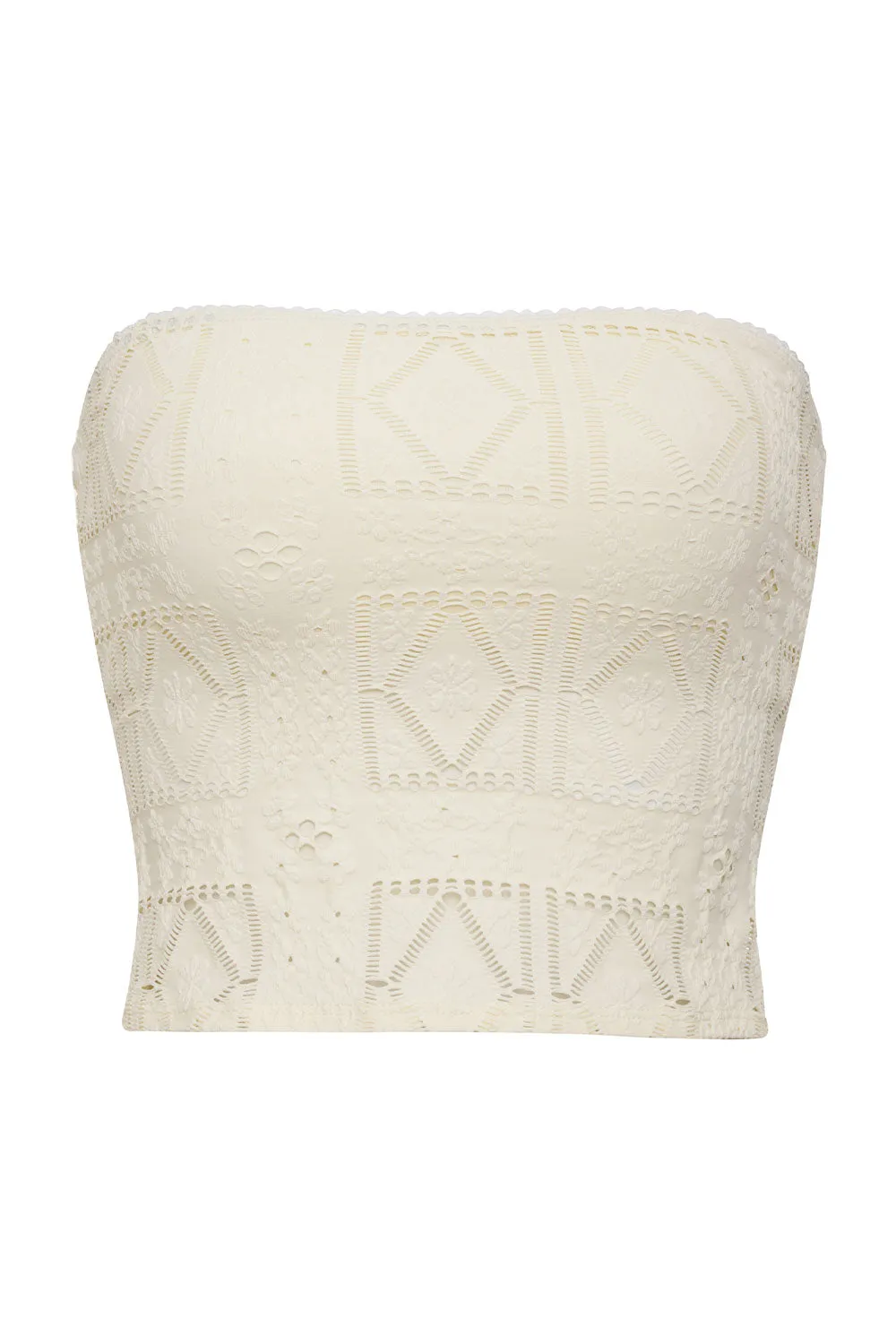 Peace Strapless Bikini Top - Angel Dust sold by Frankie's Bikinis product image thumbnail 5