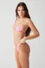 Nick Floral Triangle Bikini Top - Queen's Bath sold by Frankie's Bikinis