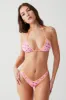 Nick Floral Triangle Bikini Top - Queen's Bath sold by Frankie's Bikinis