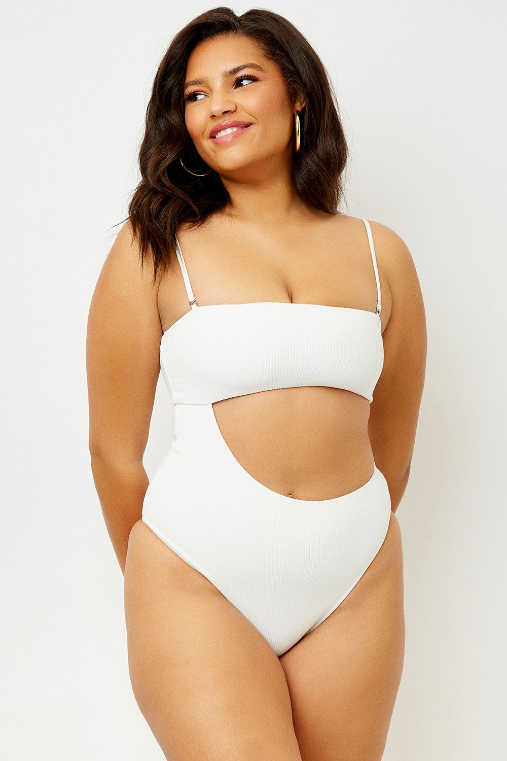 Carter One Piece - White - Extended sold by Frankie's Bikinis