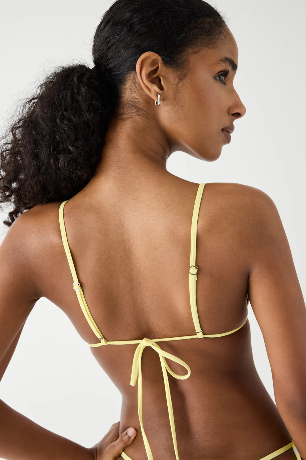 Lumia Triangle Bralette Bikini Top - Blueberry sold by Frankie's Bikinis product image thumbnail 3