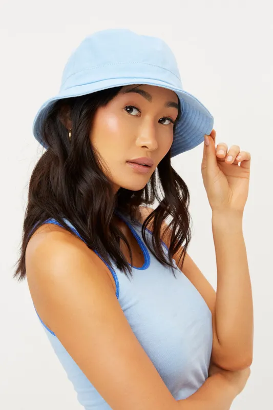 Jax Bucket Hat - Chambray sold by Frankie's Bikinis