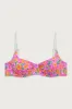 Dean Underwire Balconette Bikini Top - Daisy Pond sold by Frankie's Bikinis