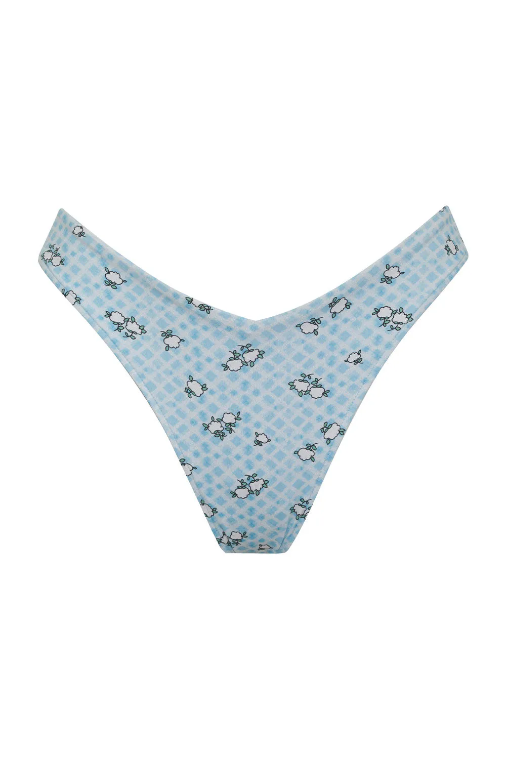 Enzo Gingham Cheeky Bikini Bottom - Posie sold by Frankie's Bikinis product image thumbnail 2
