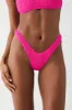Full Moon Micro Shine Bikini Bottom - Candy Pink sold by Frankie's Bikinis